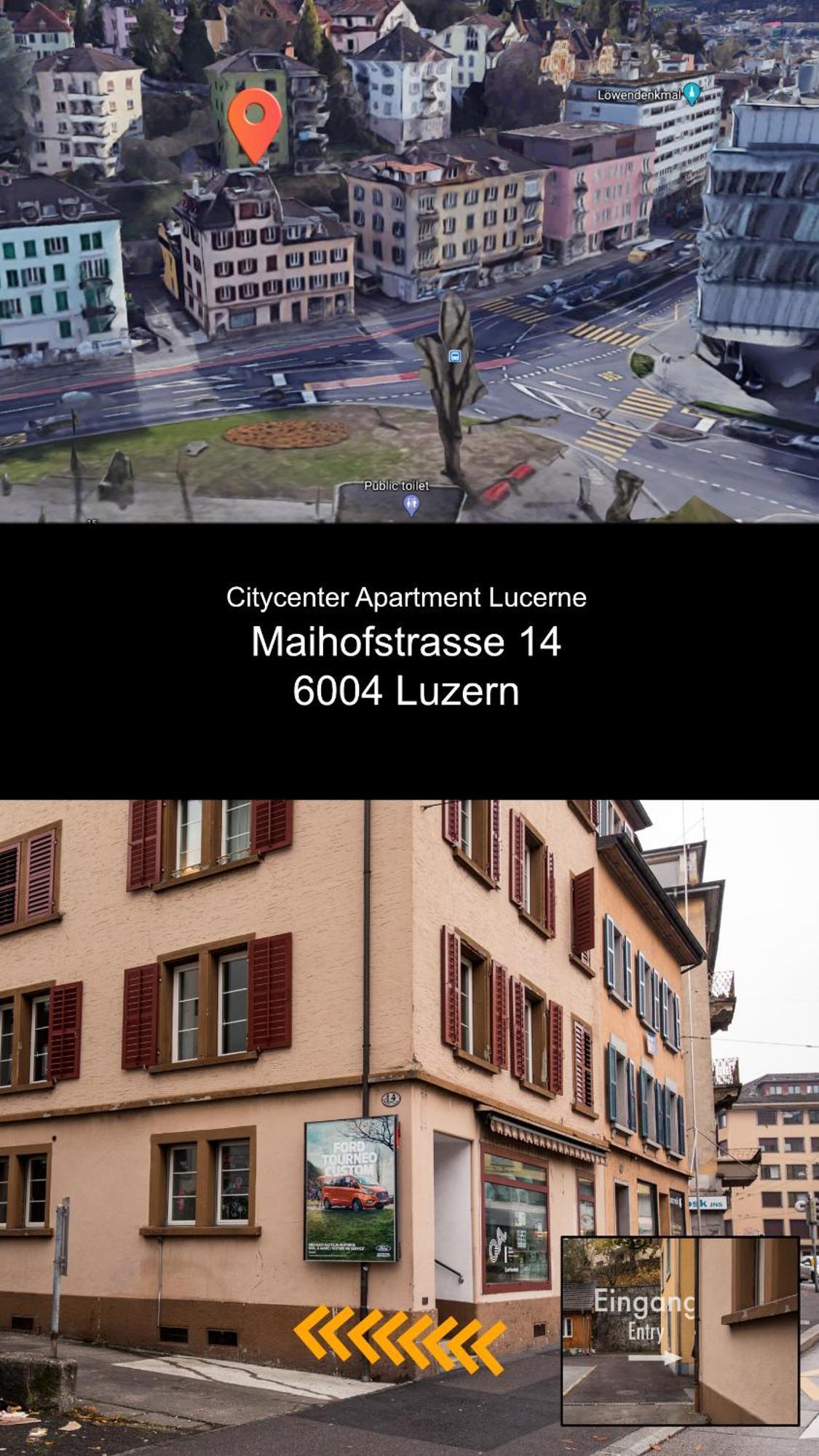 Citycenter Apartment With Parking ルツェルン エクステリア 写真